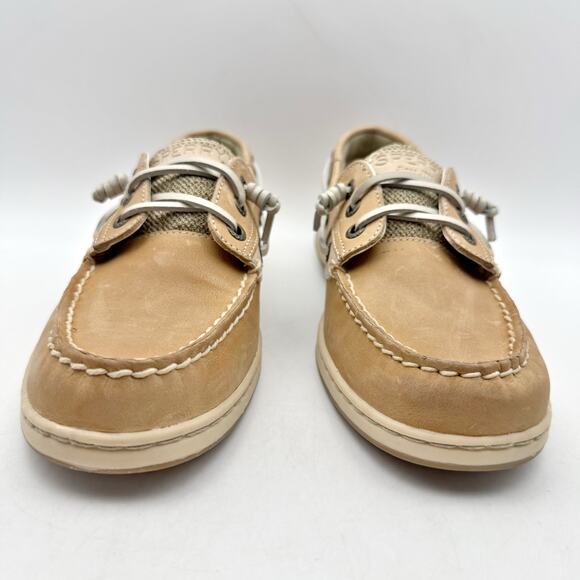 Sperry Womens Rosefish Boat Shoes US 8.5 EU 39.5 Brown Cognac Nubuck Leather NIB - Picture 6 of 13